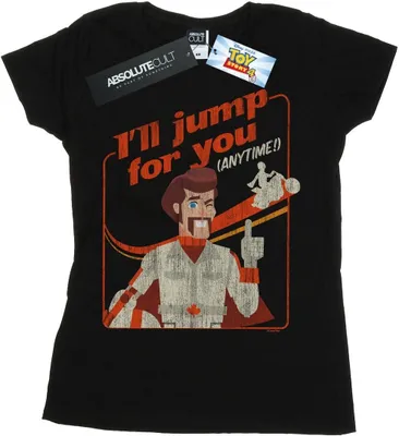 Produktbild von Disney - "Toy Story 4 I'll Jump For You" T-Shirt für Damen BI44392 (XXL) (Schwarz)