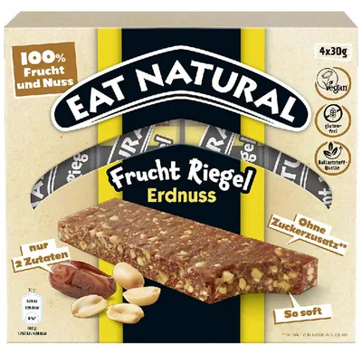 Produktbild von Eat Natural Frucht Riegel Erdnuss 4x30g