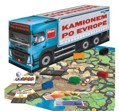 Produktbild von Brettspiel: Trucking in Europa