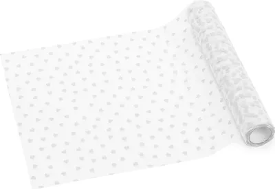 Immagine prodotto di Runner da tavola "Cuori" 36 cm x 900 cm | Bianco