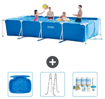 Produktbild von Rechteckiger Frame Pool - 450x220x84 cm - 4-teilig S22363