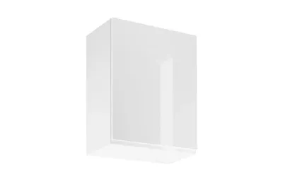 Produktbild von Hängeschrank 60 cm Küchenhängeschrank mit 2 Türen, Aspen G60 P/L Weiß/Hochglanz