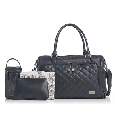 Produktbild von Isoki Zip Quilted Wickeltasche Toorak Schwarz