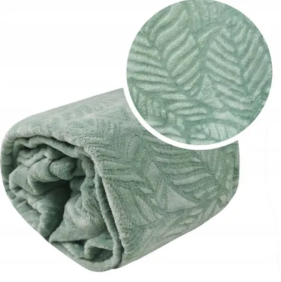 Zdjęcie produktu dla Koc PALOMA 150x200 pistacjowy - miękki i ciepły
