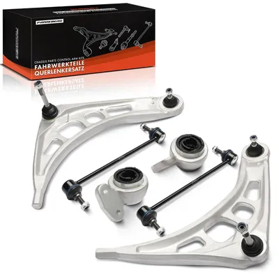 Image de Trainage de suspension avant, 6 pièces - Pour BMW Série 3 E46 Touring - Compatible avec Z4 Coupé Roadster E85 E86 - Référence OEM K90515 31126758519