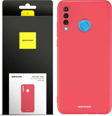 Image de Coque en silicone SPACECASE Coque en silicone pour Huawei P30 Lite Rouge