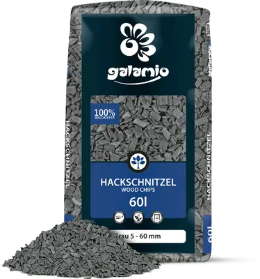 Produktbild von Galamio Holzhackschnitzel Grau 60l