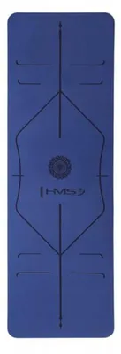 Produktbild von HMS YM10 Yogamatte TPE dunkelblau rutschfest