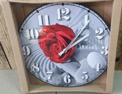 Zdjęcie produktu dla zegar ścienny  30cm RÓŻA