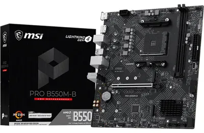 Produktbild von PRO B550M-B (schwarz)