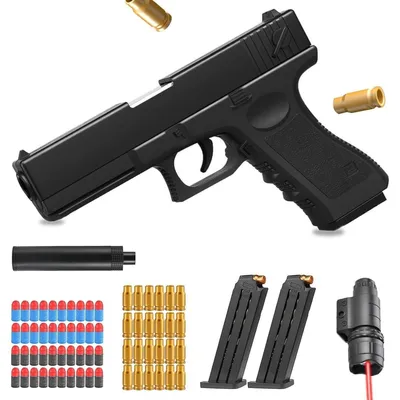Produktbild von Spielzeug-Schaumstoff-Blaster Schwarz für 14+ mit Zubehör
