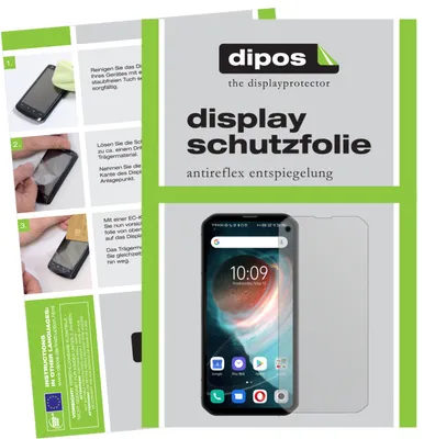 A collage of instructional images and product packaging for a screen protector.