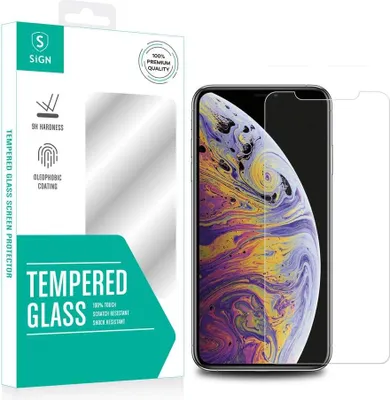 Image de Protecteur d'écran en verre trempé pour iPhone 11 Pro-X-XS + cadre de montage