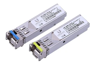 Produktbild von Ubiquiti UF-SM-1G-S, Faseroptik, 1250 Mbit/s, SFP, LC, 3000 m, 1550 nm