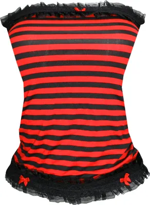 Imagen del producto de Nix Gut - Sunny Stripes - Camiseta negra/roja, talla única