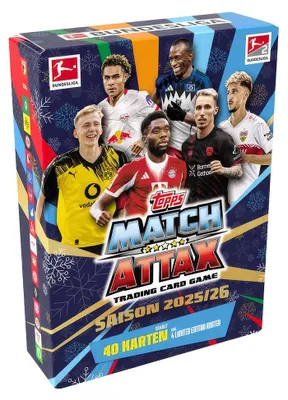 Obrázek produktu pro Zápas Bundesligy Attax Trading Cards 2025/26 Speciální plechovka