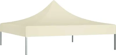 Obrázok produktu pre vidaXL Strecha párty stanu 2x2 m krémová 270 g/m²