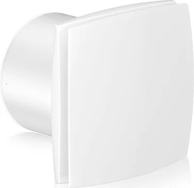 Produktbild von Abluftventilator mit Rückschlagklappe für Bad-Schlafzimmer 201m3/h (A-150mm) - Wand- oder Deckenmontage