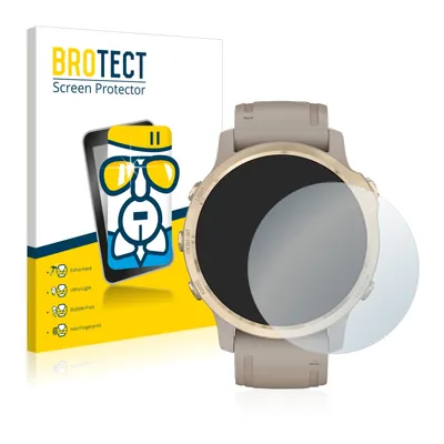 Produktbild von BROTECT Schutzglas für Garmin Fenix 6S Pro Solar Schutzfolie Panzer Folie Glas Display Schutz klar