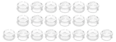 20 Stück 5 mm LED-Lamphalter, klar, für Panelmontage