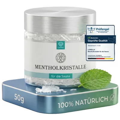 Zdjęcie produktu dla Kryształki do sauny Lowell, mentol, 100 g