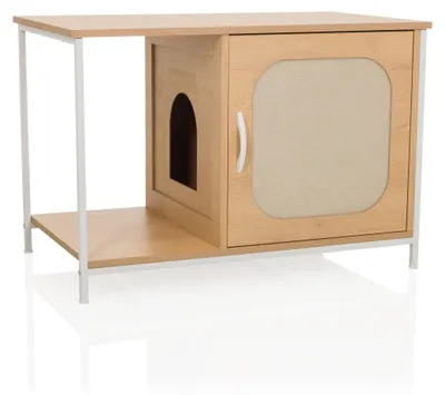 Obrázok produktu pre hjh LIVING Domček pre mačky KITTYHOME 1 Mačacia jaskyňa MDF, laminovaná