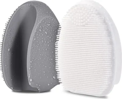 Image de HieerBus Brosse nettoyante pour le visage en silicone Exfoliation des pores Massage