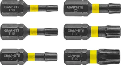 Produktbild von Schlagbits TX10/15/20/25/30/40 x 25 mm, 6-tlg.