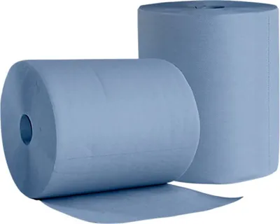 Produktbild von Putzrollen 2-lagig /1000 Blatt - Blau 38 x 35 cm- 2 Rollen