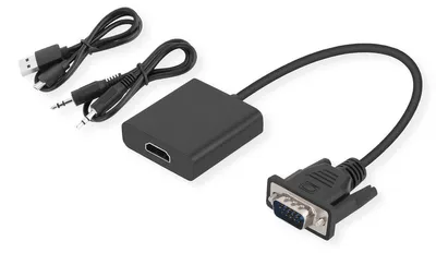 Produktbild von STANDARD Adapterkabel VGA+Audio zu HDMI, 0,23 m