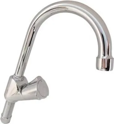 Produktbild von Grohe Costa Standventil Markierung blau schwenkbarer Rohrauslauf chrom - 20393001