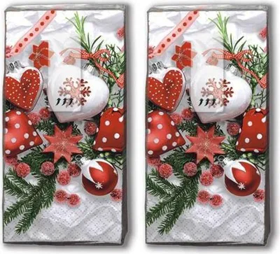 Produktbild von 2x 10 Taschentücher Xmas decoration - Weihnachtsdeko