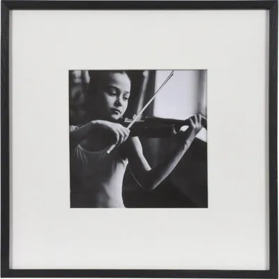 Image de Cadre en bois Henzo pour photo 30 x 30 cm, brun foncé