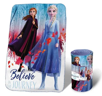 Produktbild von Disney Frozen Eiskönigin Fleecedecke Kuscheldecke 150x100 cm