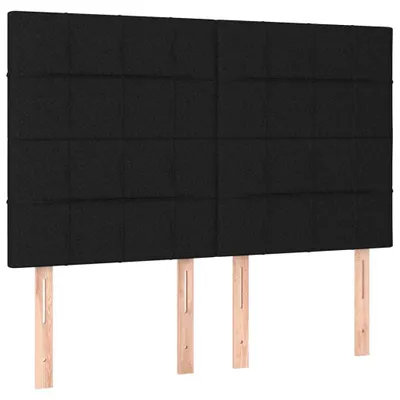 Produktbild von Kopfteil Schwarz 144x5x118/128 cm Stoff