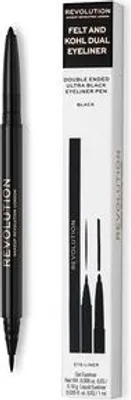 Produktbild von Makeup Revolution Awesome Dual Eyeliner Felt & Kohl beidseitiger Eyeliner 0,2 g