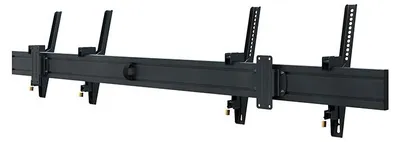 Produktbild von HAGOR comPROnents Wandhalterung für Menüboard, Display - Schwarz - 2 Unterstützte(r) Display(s)Bildschirmgröße: 116,8 cm bis 165,1 cm (65 Zoll) - max. 100 kg Traglast - 400 x 600 - VESA-Wandhalterungsnorm