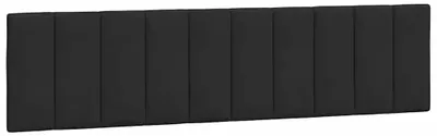 Produktbild von vidaXL Kopfteil-Kissen "Hanko" Schwarz 200 cm Samt