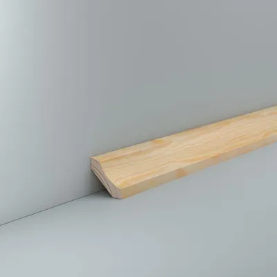 Produktbild von Sockelleiste Hohlkehlleiste Kiefer 30 x 30 Deckenleiste Abschlussleiste
