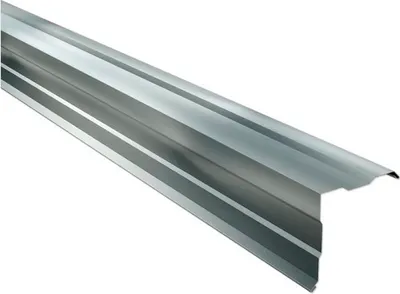 Produktbild von PRECIT Kantenwinkel gesickt für Trapezblech W20 Aluzink 1000 mm x 115 mm x 115 mm