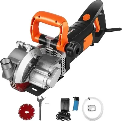 Produktbild von Wandfräsmaschine, Leistung 4800 W, maximale Schnittbreite 40 mm, maximale Schnitttiefe 42 mm, Blattdurchmesser 133 mm, Anzahl der Sägeblätter 5