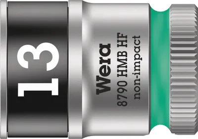 Obrázok produktu pre Wera 05003747001, Pätica, 3/8", Metrický, 1 hlava/hlavy, 13 mm, Chrómovo-vanádová oceľ