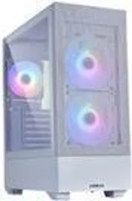Produktbild von Lian Li Lancool 205, Midi Tower, PC, Weiß, micro ATX, Mini-ITX, Netz, Stahl, Gehärtetes Glas, 16 cm