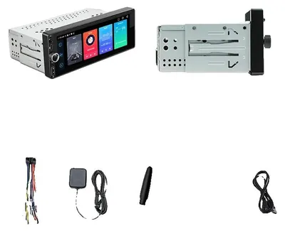 Obrázek produktu pro Autorádio, dotykový displej, USB-C port, 4-64 GB, podpora Carplay
