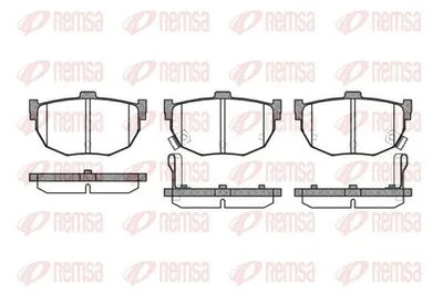 Produktbild von REMSA Bremsbeläge Satz Hinten Bremsklötze für HYUNDAI COUPE (GK) 0294.32