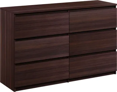 Produktbild von Kommode mit 6 Schubladen breite 120cm Sideboard moderne wenge