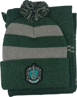 Immagine prodotto di Harry Potter - Set di berretto e calza Serpeverde