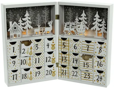 Obrázok produktu pre RETLUX RXL 440 Adventný kalendár s LED 39x4,5x30 cm