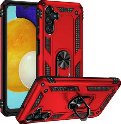Obrázek produktu pro Pouzdro pro Samsung Galaxy A13 5G dvouvrstvé robustní, vojenská ochrana pouzdro s držákem prstenu a stojánkem modré