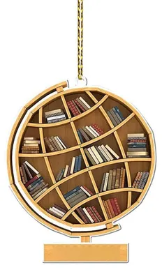 Imagen del producto de Adorno de acrílico para amantes de los libros